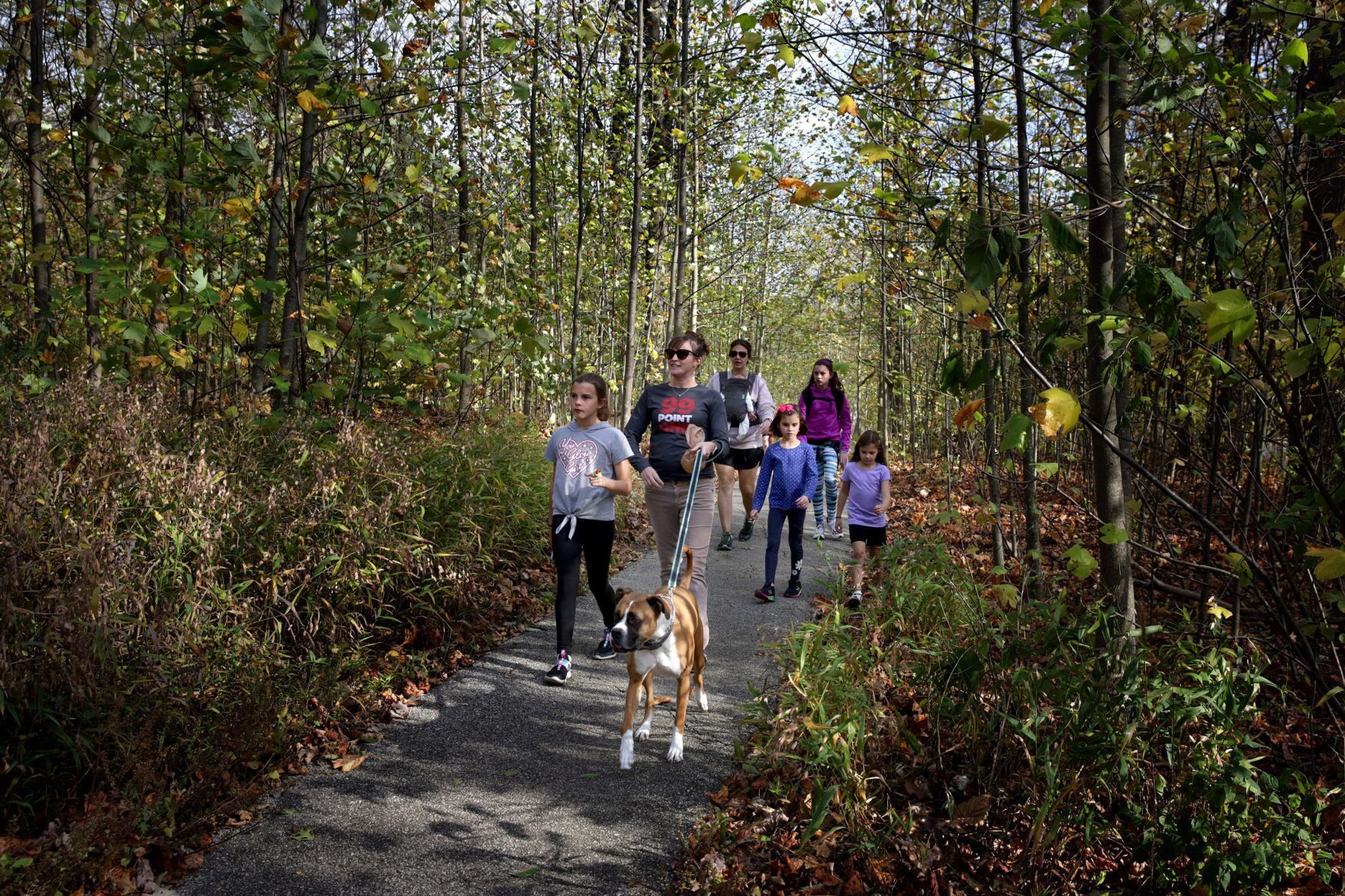 Hiking at Rockwoods Reservation in Wildwood